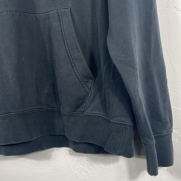 🔥 NIKE Essential Quality HOODIE Sweatshirt Pullover - Black “Slight Fade” -Sz L - Picture 4 of 6